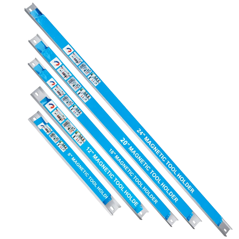Magnetic Tool Rack Organizer with Strong Adhesive Strips for Kitchen Garage Workshop