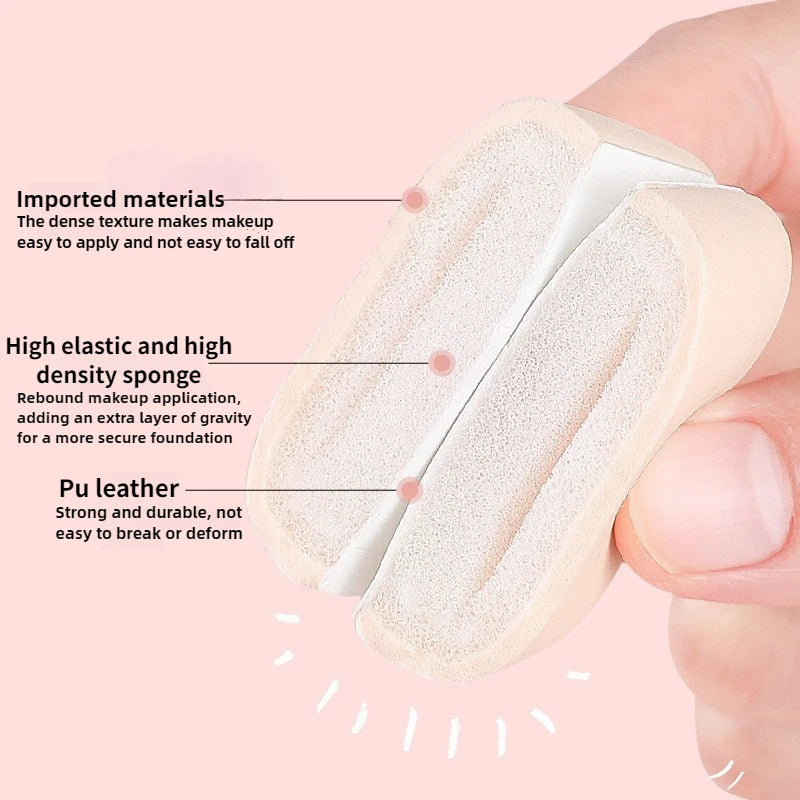 Makeup Powder Puff 5pcs Dual-Use Soft Cotton Candy Air Cushion Foundation Sponge