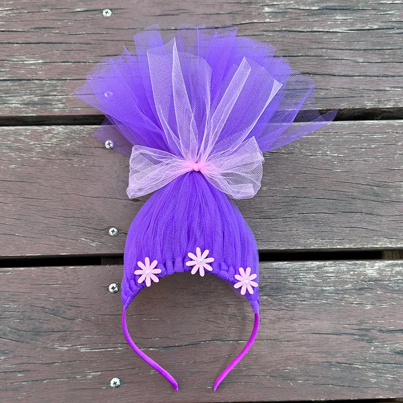Halloween Elf Cosplay Headband for Kids - Princess Trolls Style Hair Accessory