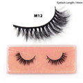 Natural 3D Mink Lashes Fluffy Wispy False Eyelashes - Cruelty-Free, Reusable 20+ Times