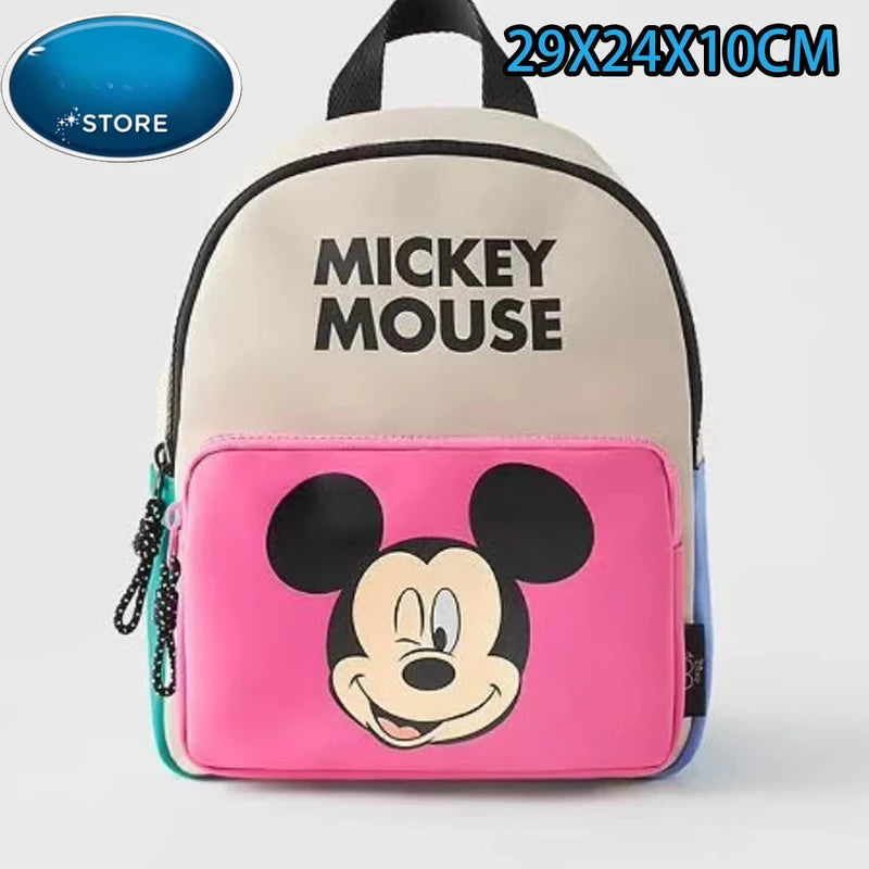 Cartoon Women's Large Capacity Backpack with Plush Mouse Duck Pattern for School & Travel