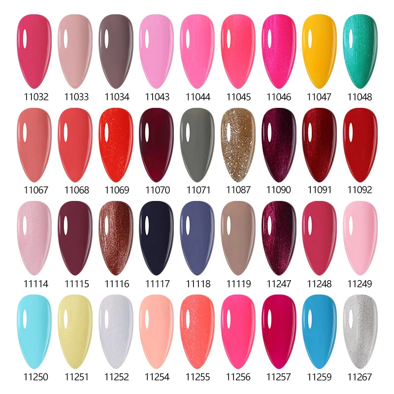 15ml Gel Nail Polish Set - Long Lasting, Soak Off, Hybrid Nail Art