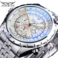 Automatic Mechanical Watch for Men Chronograph Luminous Dial Multiple Functions