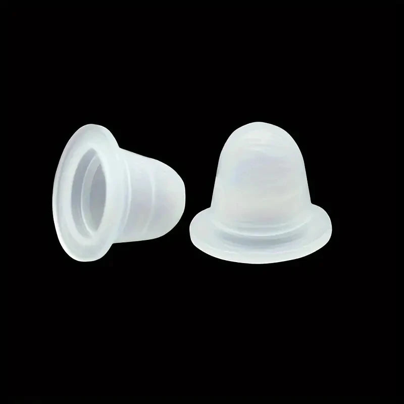 100pcs Silicone Tattoo Ink Cup Set - Makeup & Pigment Holder Accessories