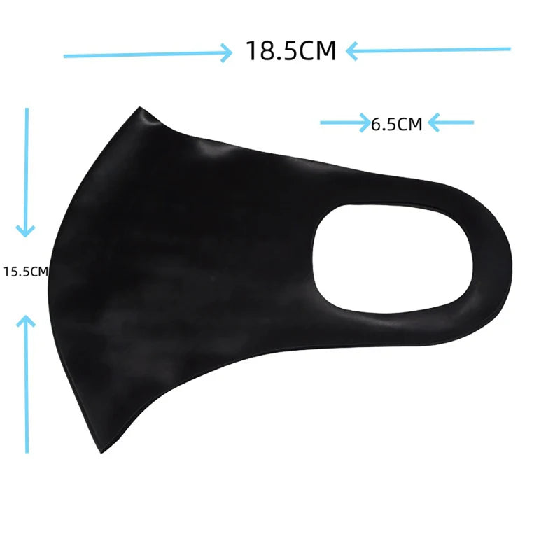 Natural Latex Face Mask Hood Costume Mask Rubber Party Wear Reusable Dust Mask