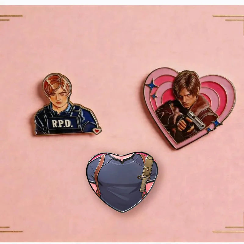 Enamel Pin Tribute Badge Cute Collectible Gift for Fans, UV Printed Design