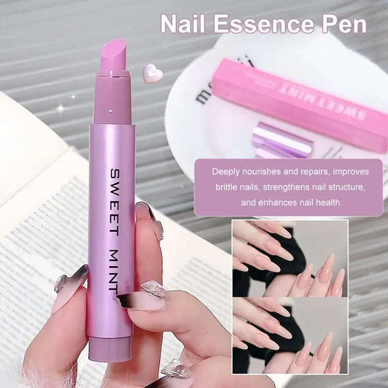 3-in-1 Nail Essence Pen with Cuticle Oil - Nourishing & Moisturizing Nail Care