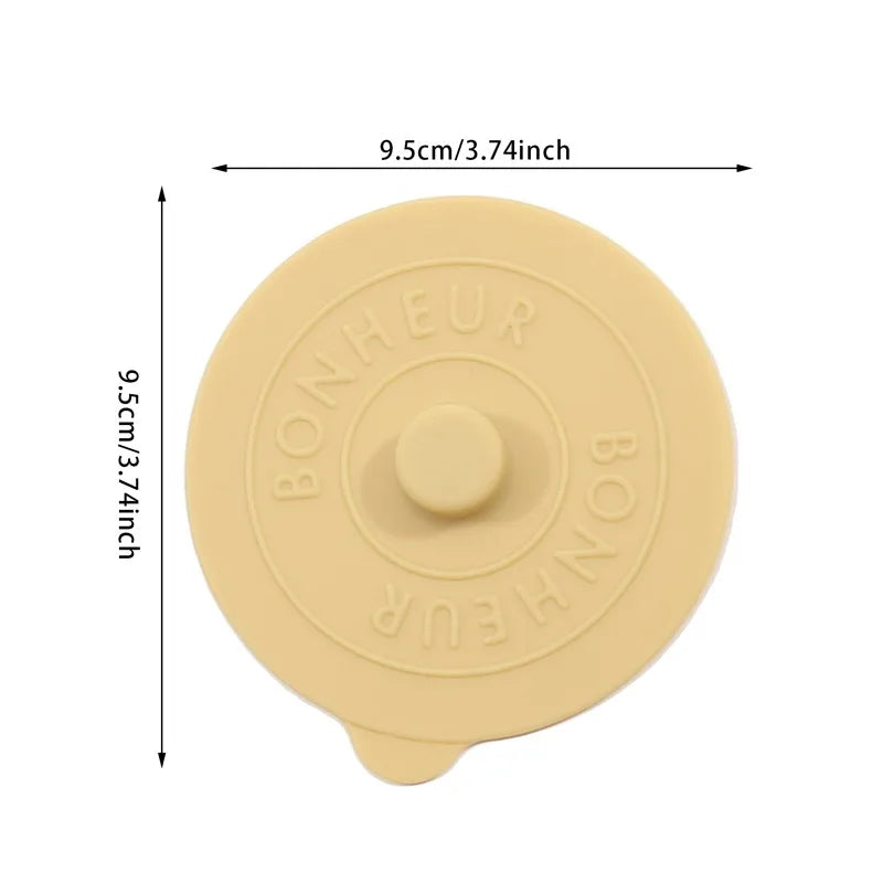 Silicone Mug Cup Lid Cover Sealing Protect Heat Retainer for Tea Coffee Milk