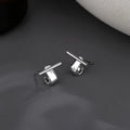 Sterling Silver Geometric Stud Earrings for Women - Versatile Jewelry Gift