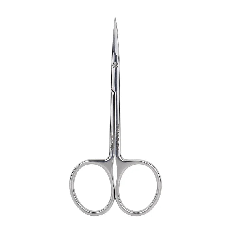 Stainless Steel Eyebrow and Nose Hair Trimming Scissors - Professional Makeup Tool