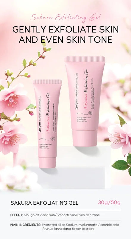 Gentle Exfoliating Facial Gel for Moisturizing & Skin Repair - 30g/50g