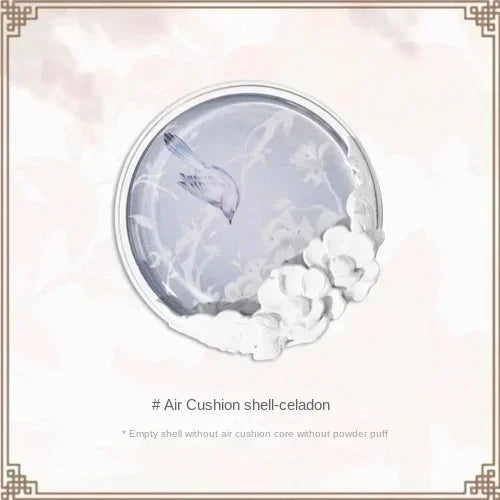 Refillable Cushion Foundation Case for Setting Makeup with Oil Control & Matte Finish