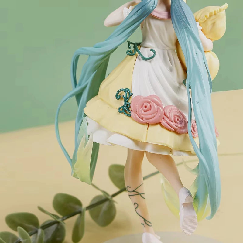 Anime Figure Fairy Mirror Car Ornament - Hatsune Miku Model Decoration Gift