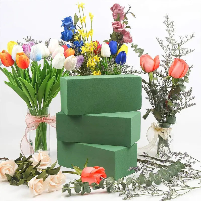 DIY Floral Foam Block for Flower Arrangements - Wet Dry Sponge Brick Garden Decor