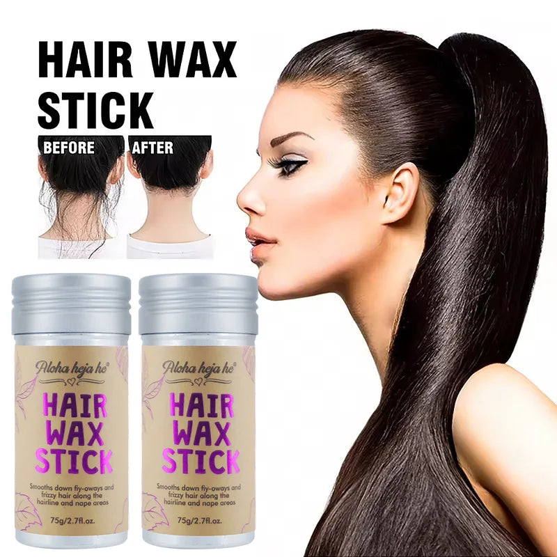 Non-Sticky Hair Wax Sticks for Styling & Flyaway Control - 1/2Pcs