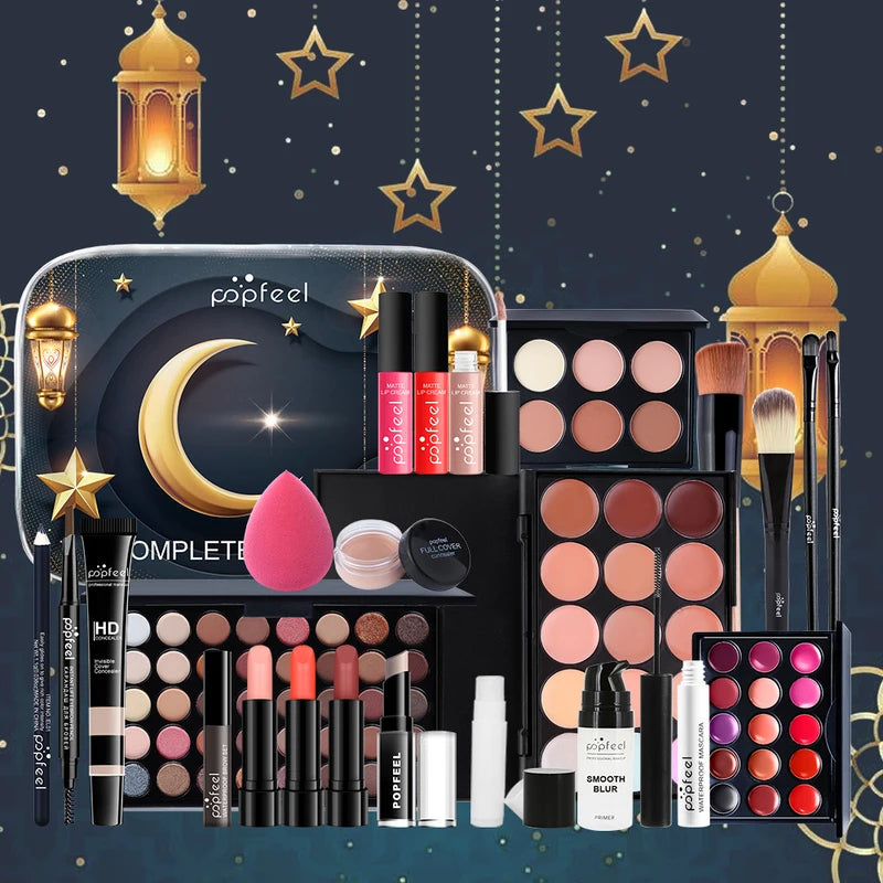 Festival Makeup Set 24-Piece Cosmetic Collection for Gifting & Daily Use