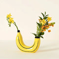 Resin Banana Vase for Flower Decoration - Creative Fruit Art Home Decor