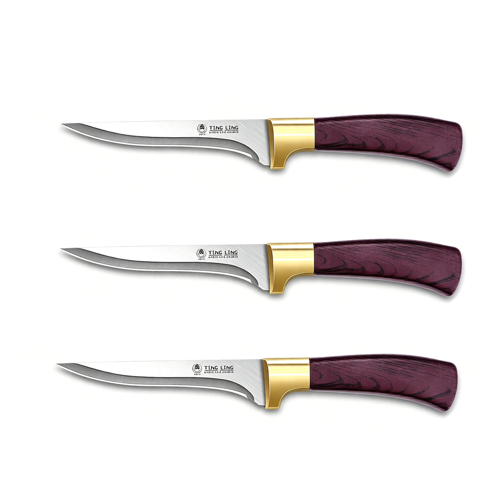 High-Hardness Kitchen Cutting Knife for Meat, Fruit & Bone Removal - Multiple Colors