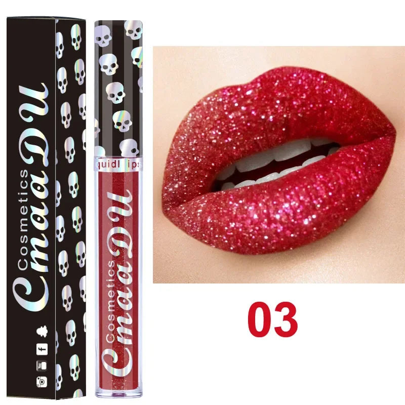 8 Colors Waterproof Matte Lipstick Set - Nude Velvet Gloss Lip Gloss
