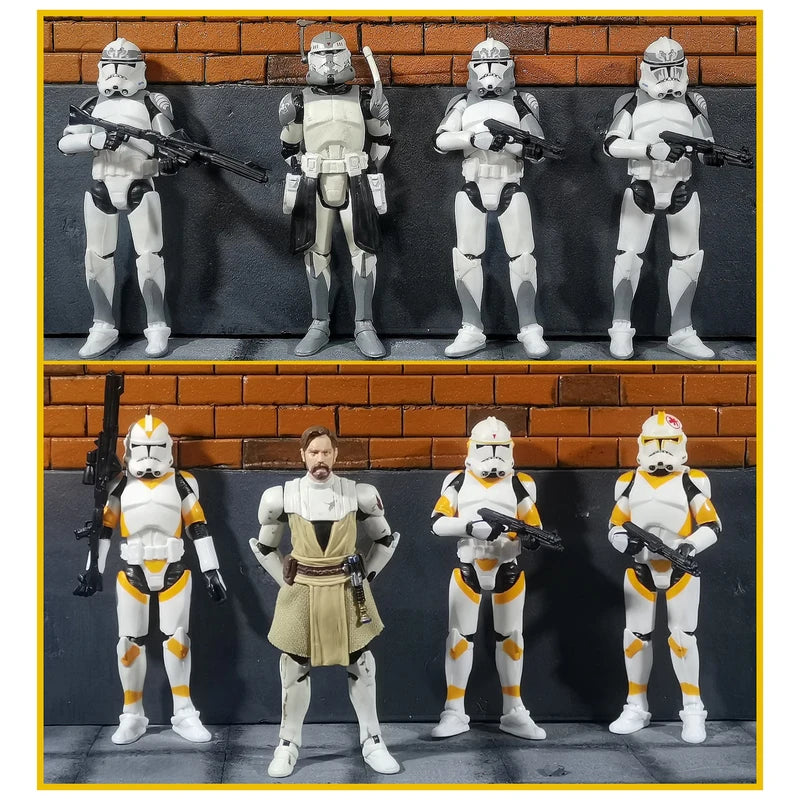 Star Wars 3.75 Inch Action Figures - Troopers, Wolfpack & Airborne Models