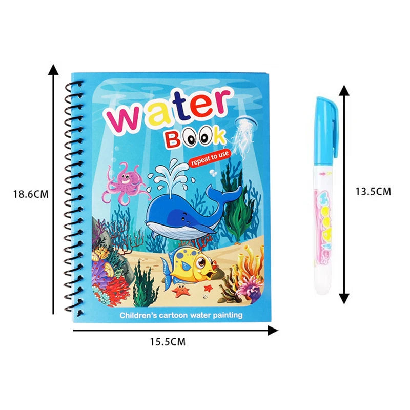 Magic Water Drawing Books for Kids, Art & Painting Toys, Birthday Gift