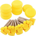 28 Pieces Round Foam Sponge Brushes for Watercolor Painting Crafts Face Art