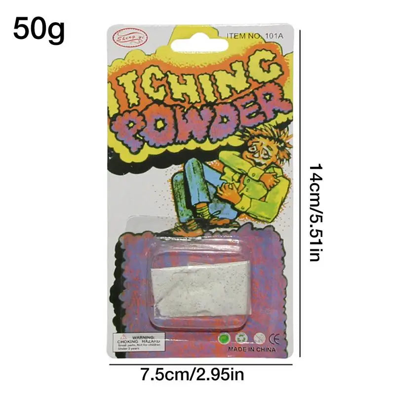 Halloween Prank Itching Powder Set - 10 Pack Safe Trick Prop for Parties