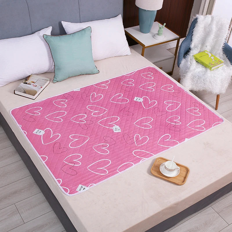 Waterproof Washable Baby & Adult Bed Protector Mattress Pad - Leakproof, Soft, Reusable