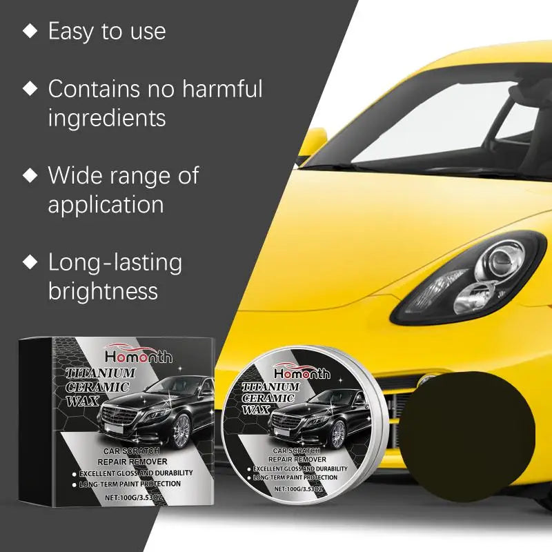 Ceramic Car Wax 100g Long-Lasting Paint Protection & Gloss Finish