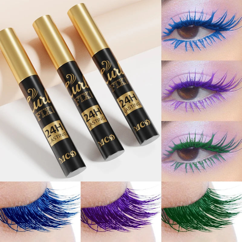 Waterproof Colorful 3D Lash Mascara Set - Long-Lasting Length & Curl for Women