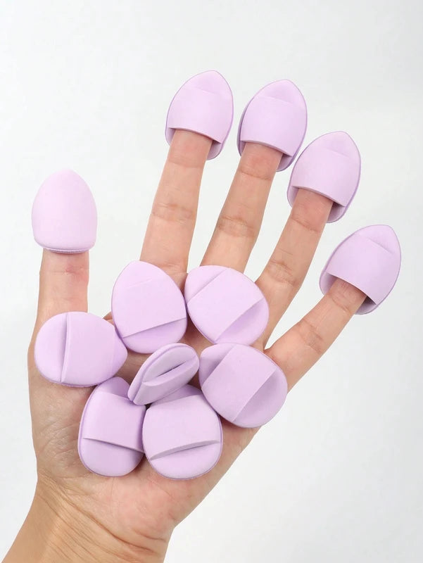 Makeup Powder Puff Set with Air Cushion & Latex-Free Blending Sponges - 10/50 Pcs