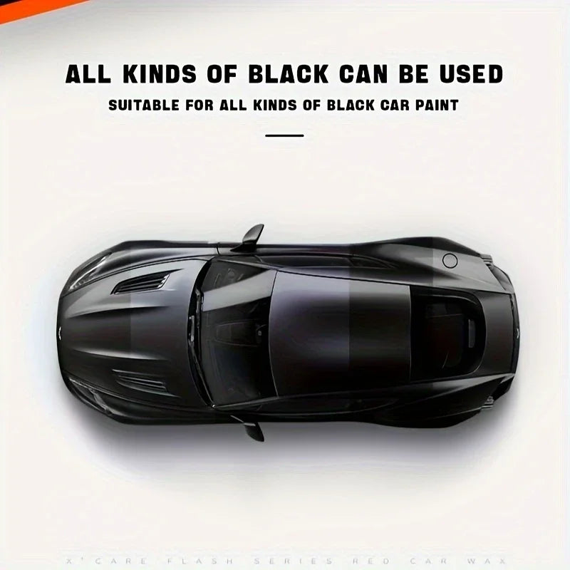 55G Black Car Wax Nano Hydrophobic Coating Scratch Repair Polish for Long-Lasting Shine