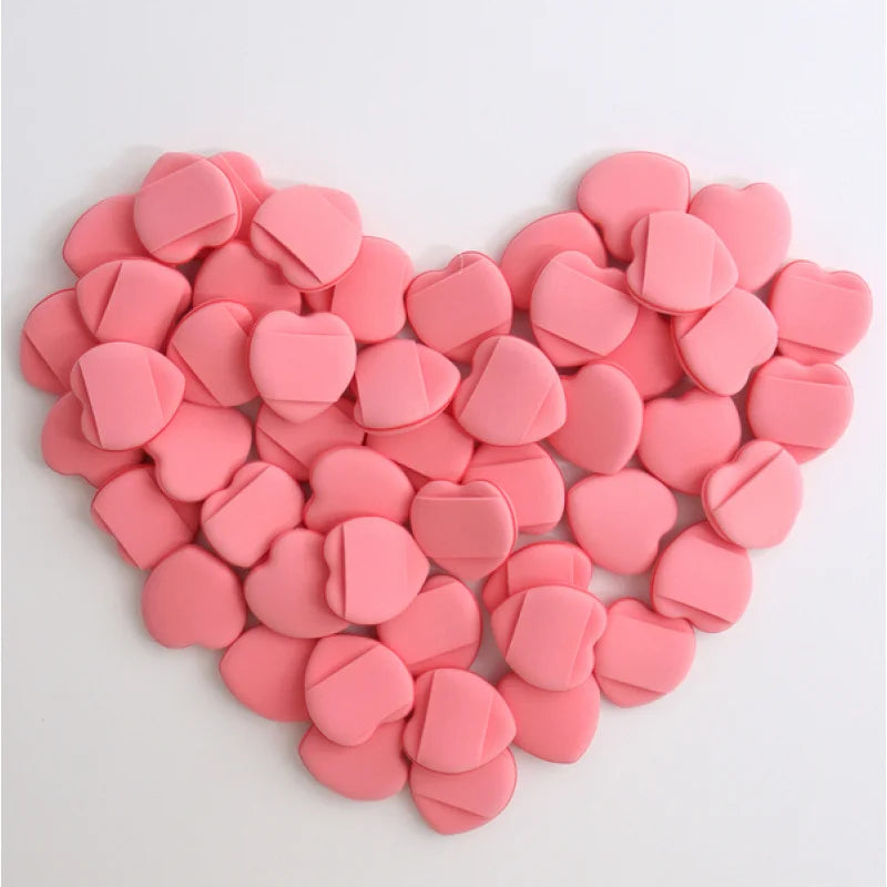 Mini Latex-Free Powder Puffs for Liquid Foundation Makeup - 50 Pcs