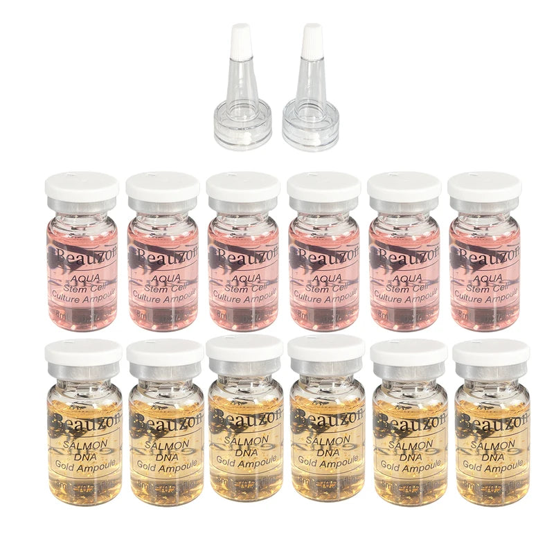 DIY Salmon DNA BB Cream Serum Set with Hyaluronic Acid & Peptides for Face Care