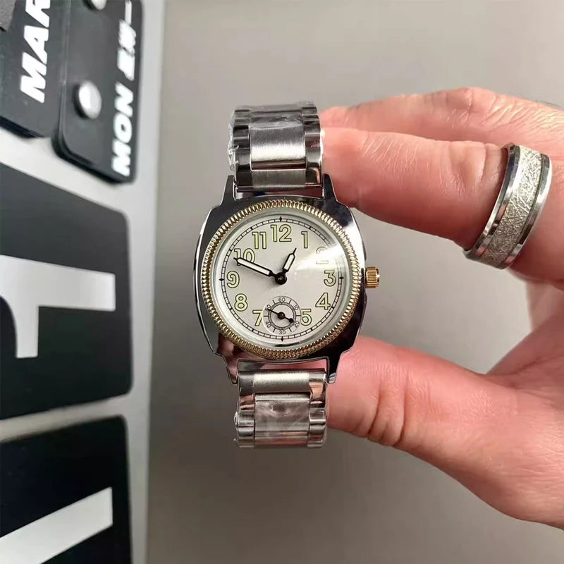 Unisex Y2K Retro Luminous Stainless Steel Quartz Watch Multiple Colors