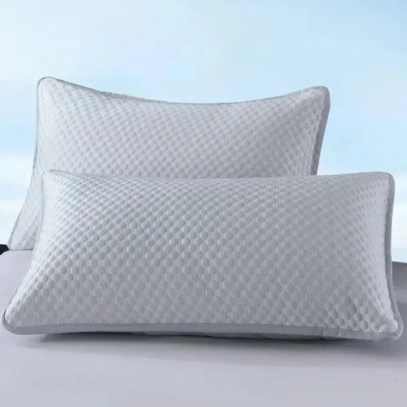 Summer Cooling Pillowcase Solid Color Ice Bean Pillow Cover 48x74cm - Washable