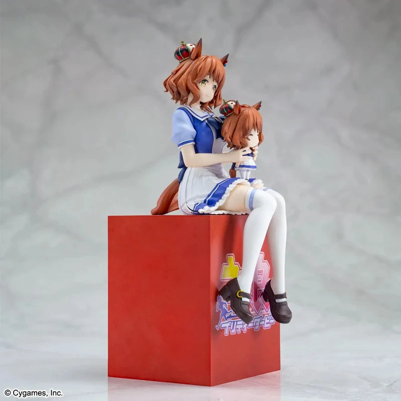 Anime Plush Sitting Action Figure - Uma Musume Aston Machan 20cm Collectible Toy