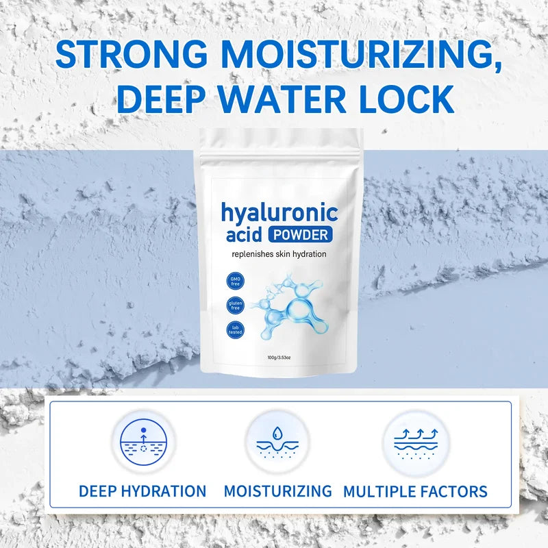 Hydrating Hyaluronic Acid Face Mask Powder - Brightening & Anti-Aging, 35g/25g Variants
