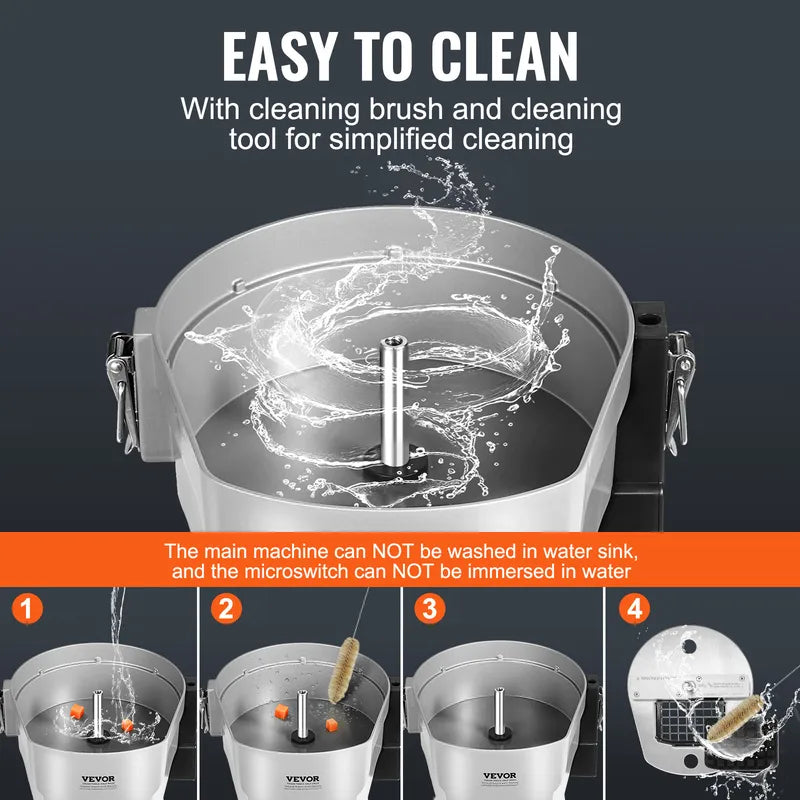 Electric Vegetable Slicer 4-in-1 Food Chopper for Slicing Shredding Dicing