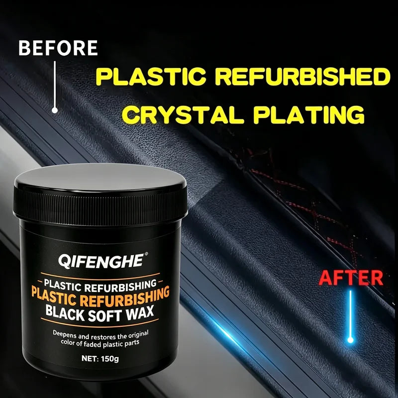 Car Plastic Restorer Wax - Deeply Rejuvenates Faded Interior & Exterior Parts
