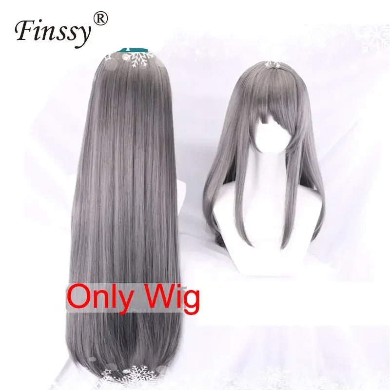 Bunny Girl Sakurajima Mai Cosplay Costume with Stockings & High Heels for Girls