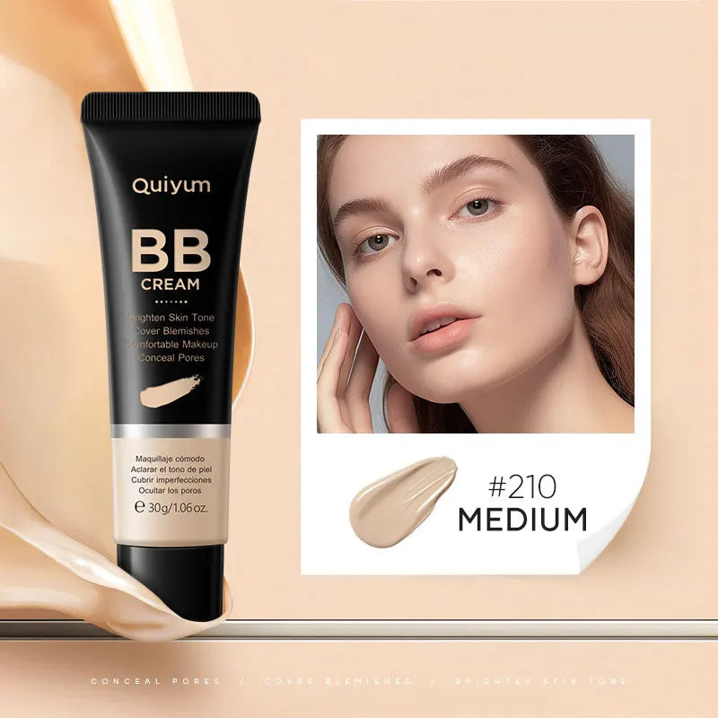 High Coverage Waterproof BB Cream Foundation Concealer Primer - Brighten & Even Skin Tone