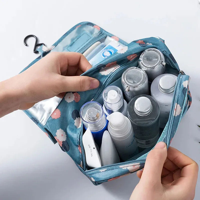 Multifunctional Travel Hook Wash Bag Waterproof Toiletry Organizer Ladies Bathroom Storage