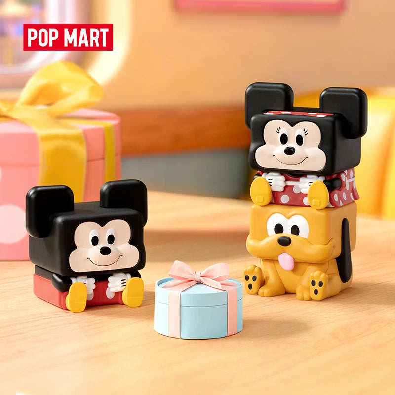 POP MART Disney Classics Action Figures Series 1 Cube Blind Box Toy Collectible