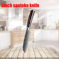 Kitchen Knife Set 1-3 Pcs Laser Damascus Santoku Cleaver Utility Chef Knives