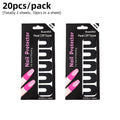 Nail Art Anti-Spill Stickers U-Shape Finger Edge Protectors for Nail Polish & Gel