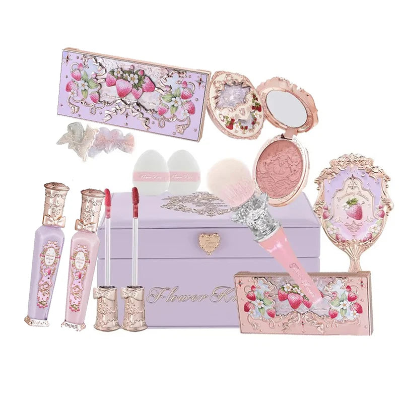 Professional Makeup Kit with Mirror and Gift Set for Women - All Variants Included