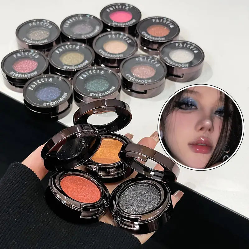 Multicolor Glitter Eyeshadow Palette Long Lasting Shimmer Makeup for Women