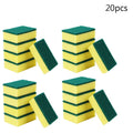 20/30pcs Kitchen Dishwashing Sponges Set Nano Emery Magic Clean Rub for Pots & Stains