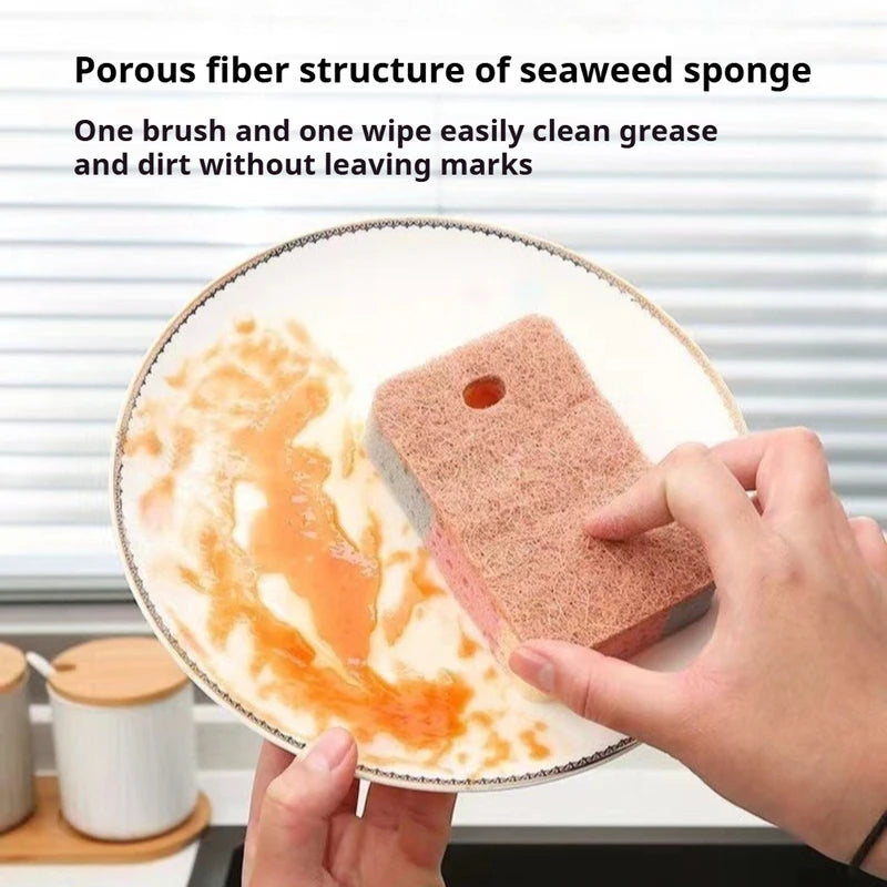 Double Sided Multipurpose Cleaning Sponge for Dishwashing and Stain Removal